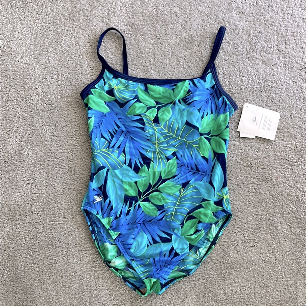 Speedo Tropical Swimsuit. Size:14. NWT.